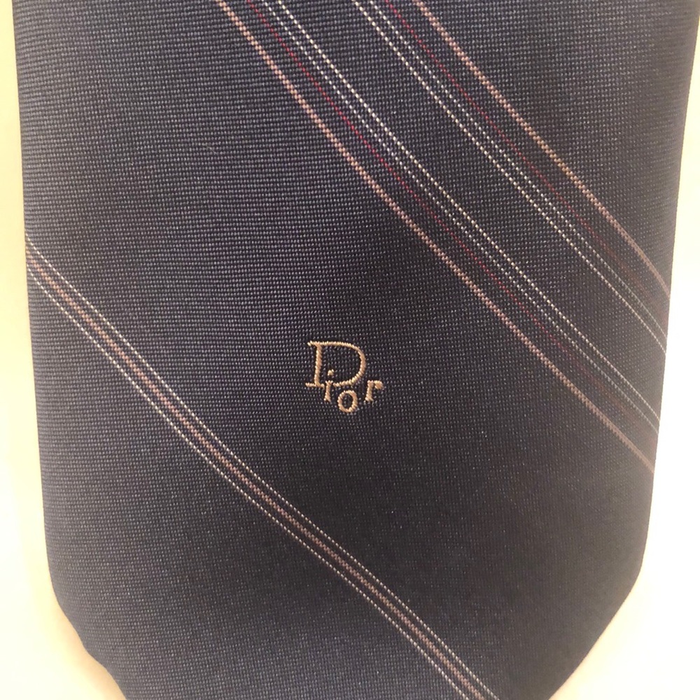 Christian Dior poly blend tie